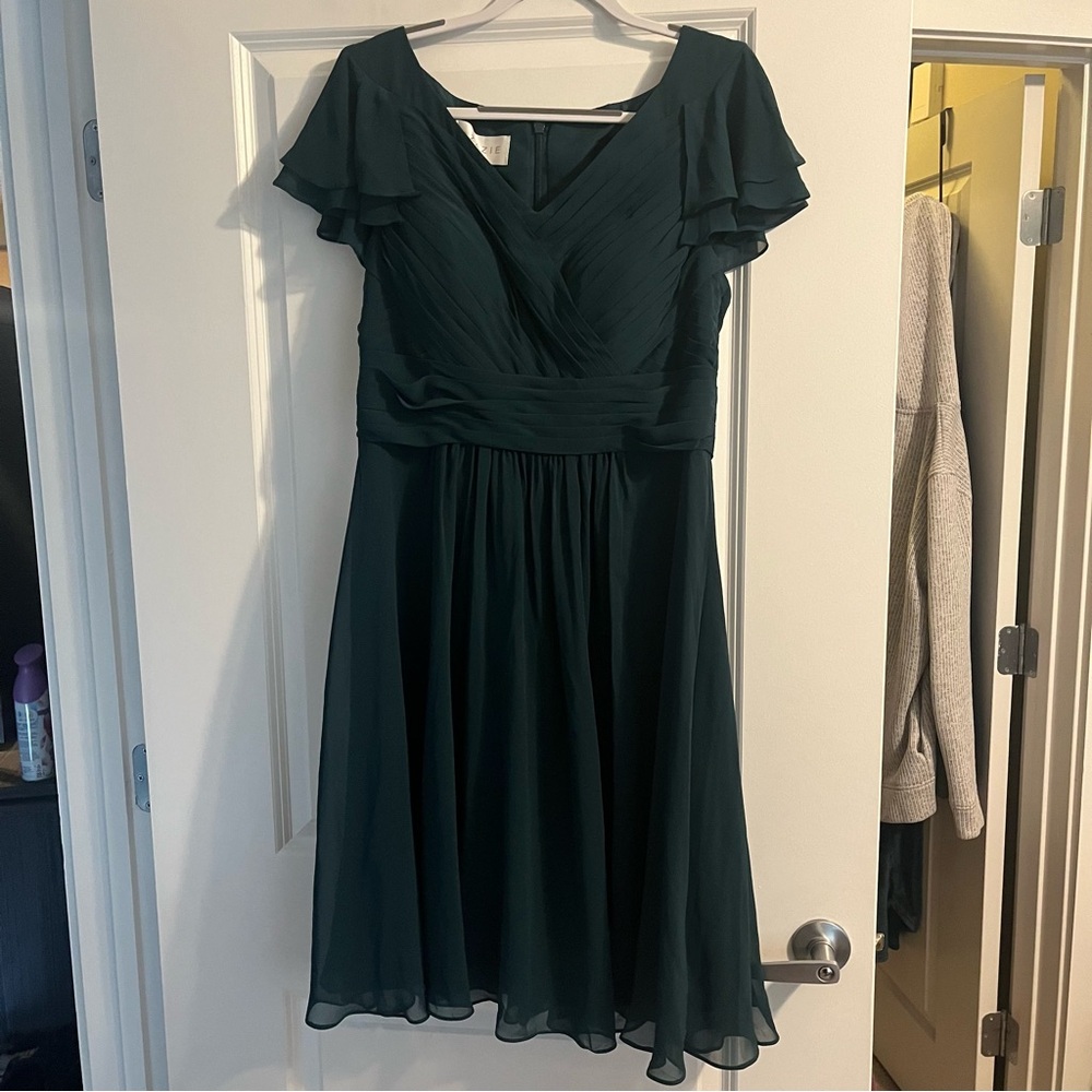 Azazie Hadley Pine Dress